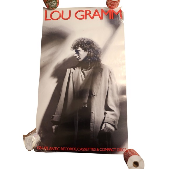 Lou Gramm Foreigner Ready Or Not 21x36 Original 1987 Atlantic Promo Poster - Picture 7 of 7
